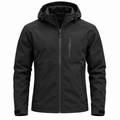 Premium Waterproof Hooded Jacket – Matte Black | VENSHOLLOW