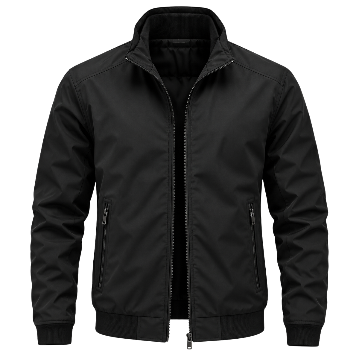 Premium Lightweight Bomber Jacket – Classic Black | VENSHOLLOW