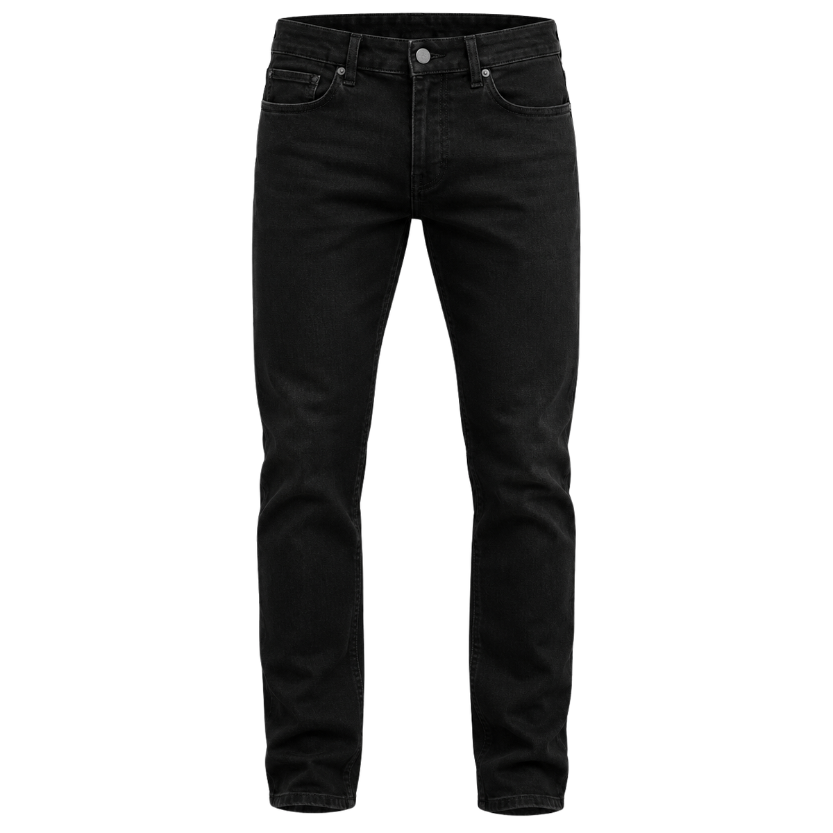 Premium Slim-Fit Denim Jeans – Classic Black | VENSHOLLOW